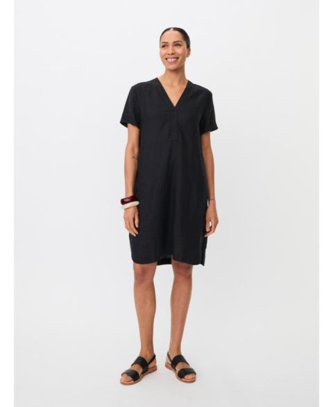 Женское платье Masai Copenhagen Manareela Linen V-Neck Tunic, цвет: Чёрный