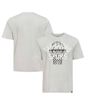 Men's and Women's Silver San Antonio Spurs Duke Barrett T-Shirt