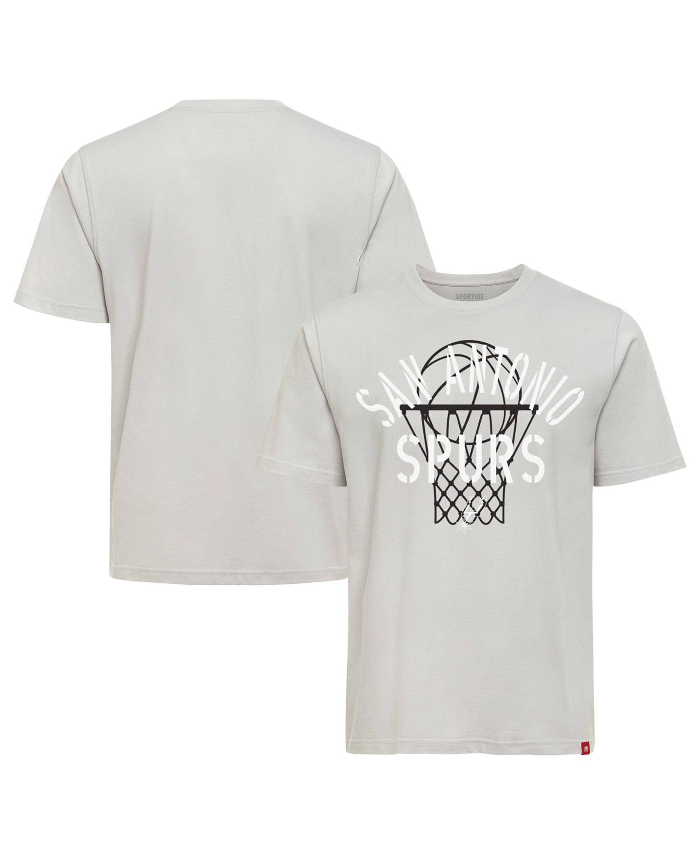 Футболка Sportiqe Silver San Antonio Spurs Duke Barrett — фото 1