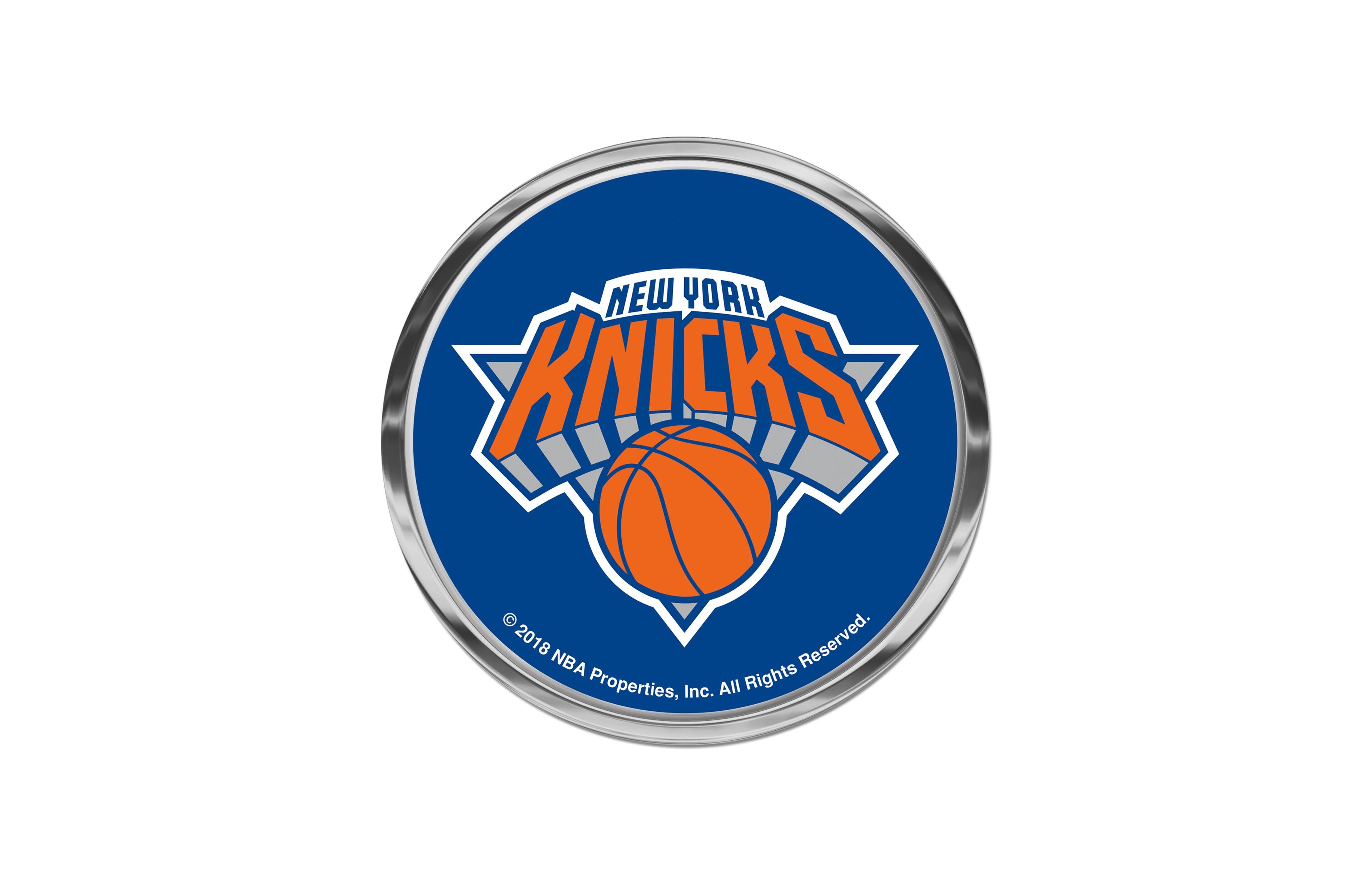 Wincraft New York Knicks Domed Metal Auto Emblem