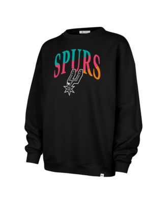 Women's Black San Antonio Spurs Imprint Oversized Sweatshirt