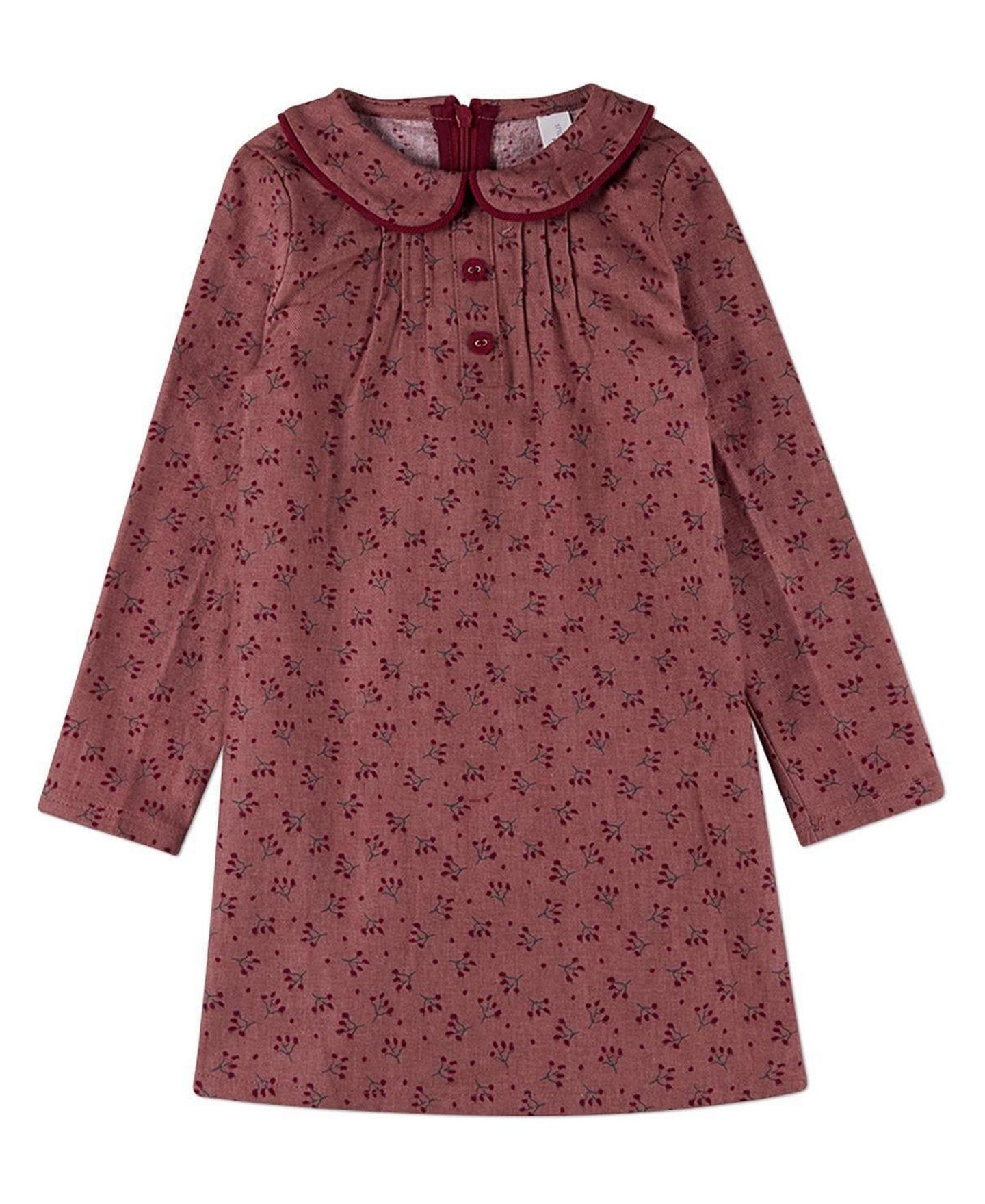Платье MeMoi Berry Printed Dress для девочек, цвет: Бордовый — фото 1