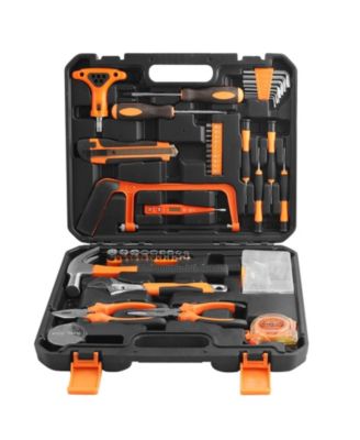Home Repair Tool Kit 104-Pieces Ratchet Handle Blow Case