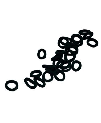X-Fine Hair Bands - Daily-Use Seamless Nylon and Spandex Bands - Gentle-Grip, Zero-Headache and No-Snag Mini Hair Ties - 25 Pack