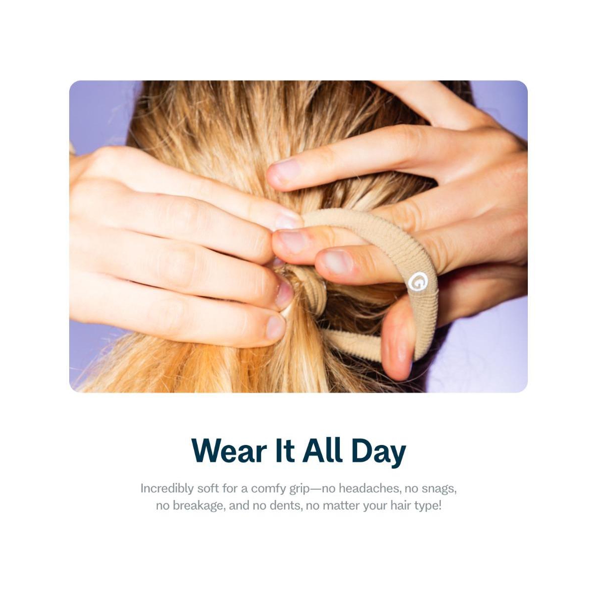 Gimme Beauty Thick Hair Extra Stretch Bands - Patent-Pending Design for Maximum Hold