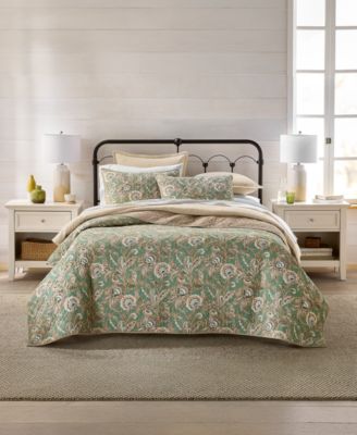 Venetian Vine Quilted 3-Piece Quilt Set, Full/Queen