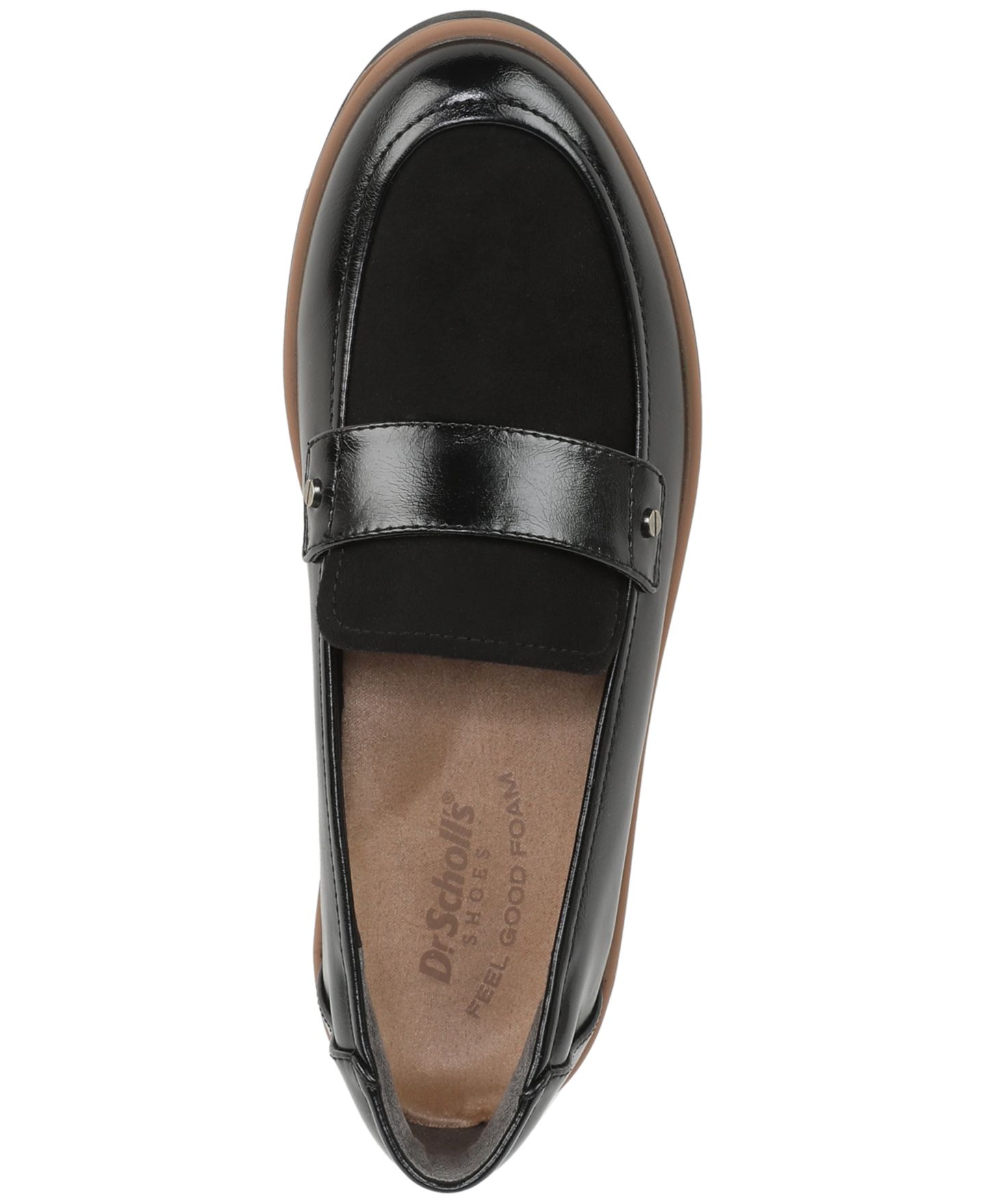 Женские туфли Dr. Scholl's Webster Cloud Slip-On, цвет: Чёрный лаковая искусственная кожа — фото 4