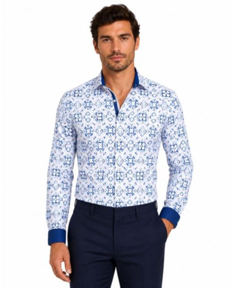 Мужская рубашка Elie Balleh Slim Fit Stylish Button-Down