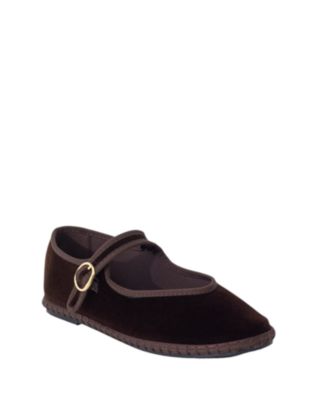 ALEGRIA Women's Round Toe mary jane ballet flats