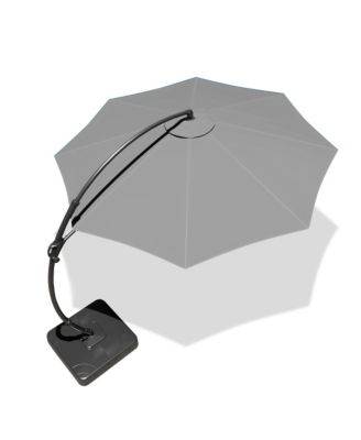  Offset Umbrella With Base Cantilever Patio Umbrella,Versatile Deck and Garden Umbrella,UV Protection Canopy Weather Resistant
