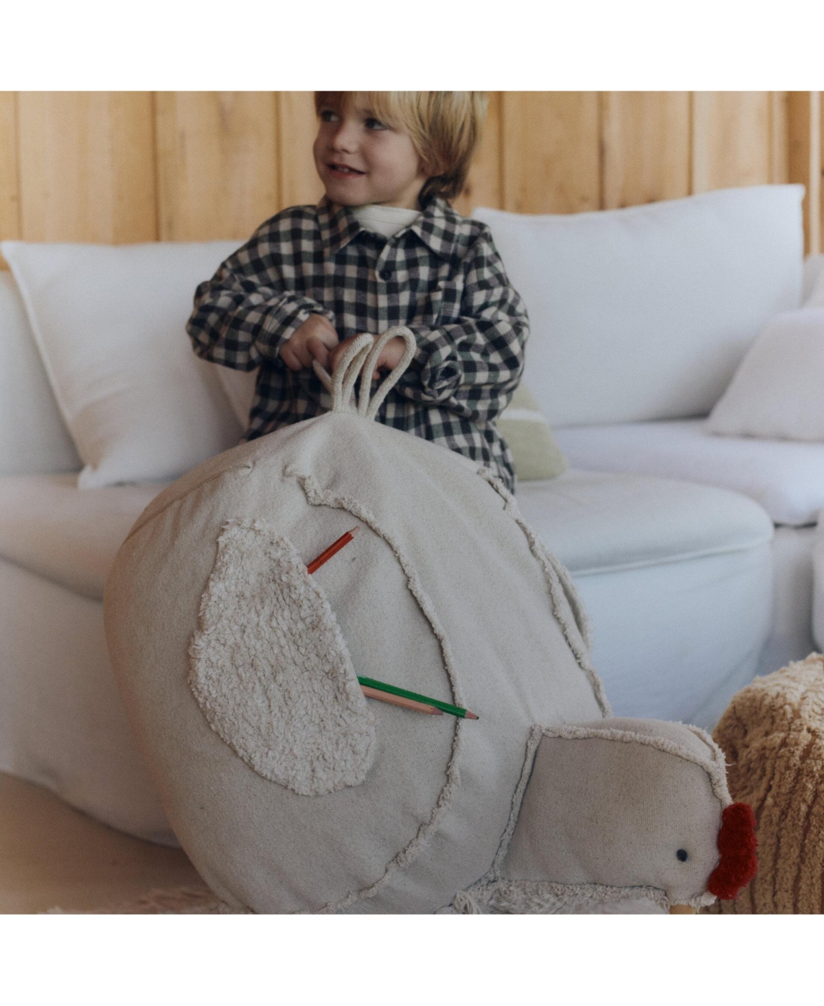 Lorena Canals Pouf Chicken Pillow
