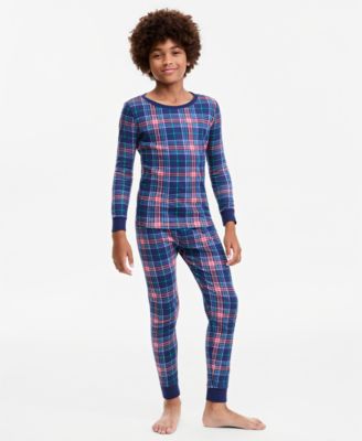 Kids Jolly Plaid 5-14 Snug-Fit Pajama Set