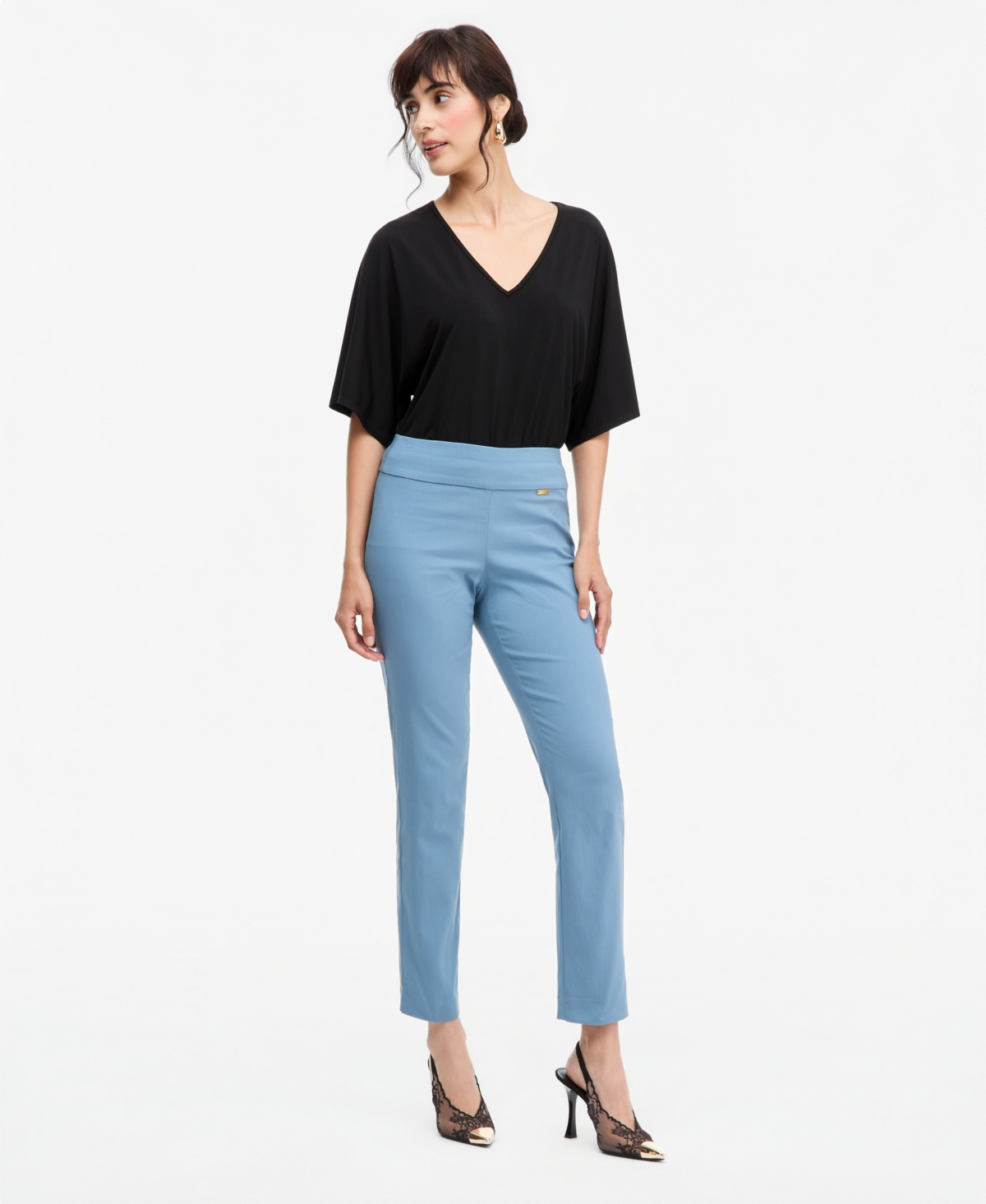I.n.c. International Concepts Women's Mid-Rise Skinny Pants, Regular & Short Lengths, Created for Macy's