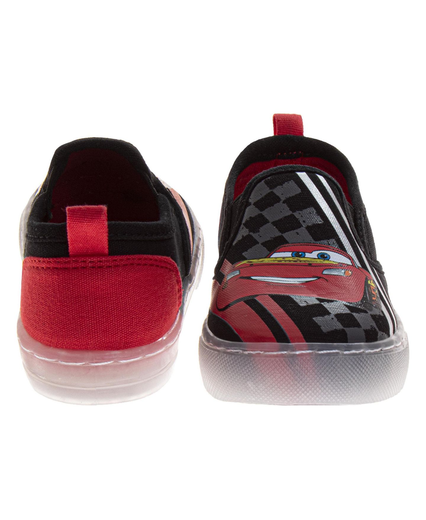 Детские кроссовки Cars Disney Pixar Lightning McQueen Boys Shoes, Boys Slip On, Canvas Shoes - Kids Casual Sneakers Shoes (Little Kid 7-12) — фото 3