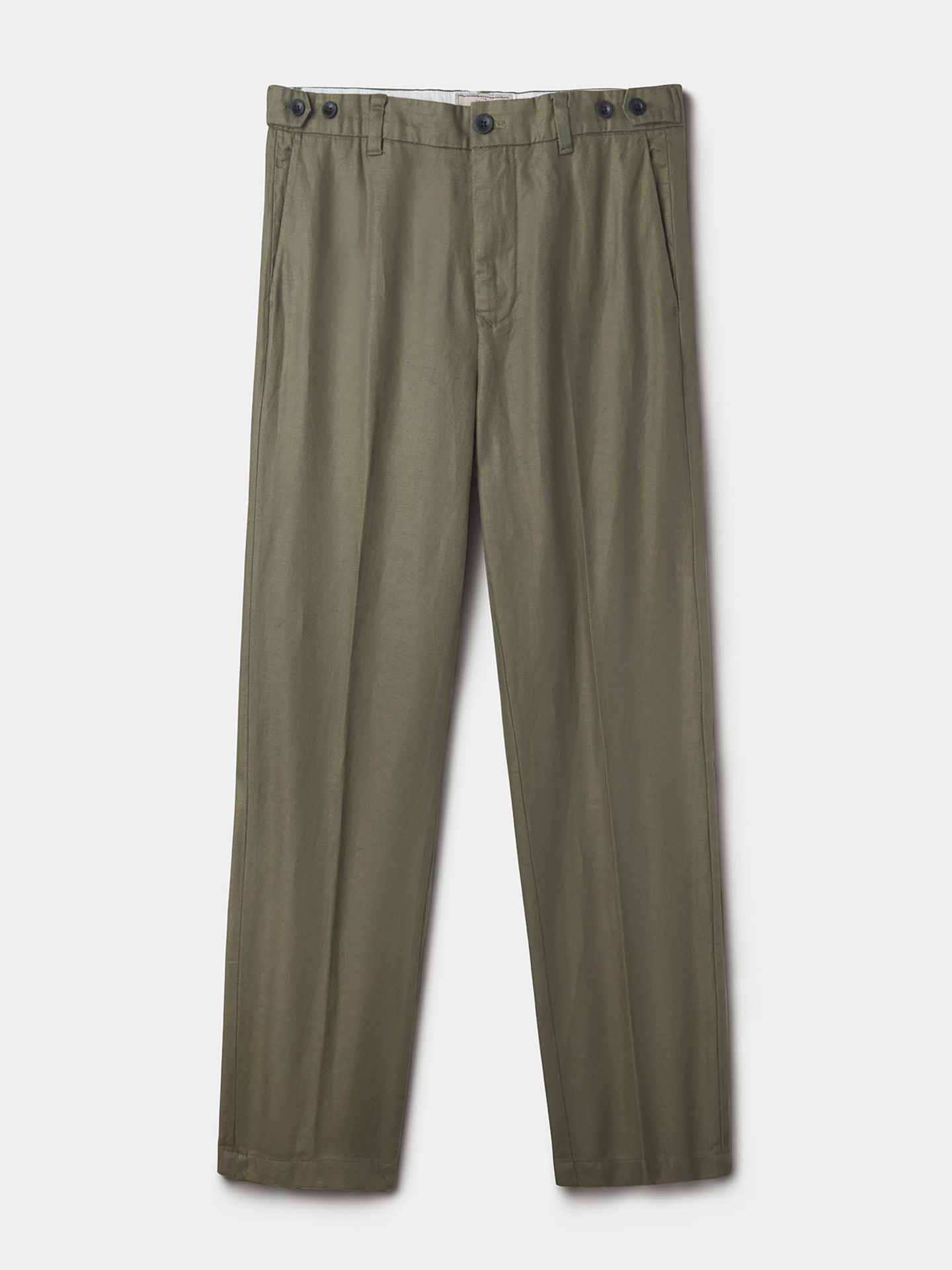 Мужские брюки Aubin Axholme Slim Leg Suit Trouser, цвет: Хаки — фото 7