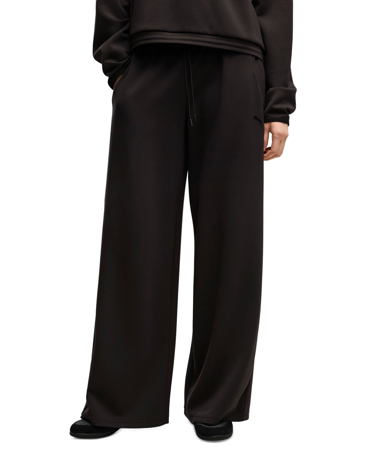 Puma Women's Tech Sense Wide-Leg Pants - Puma Black