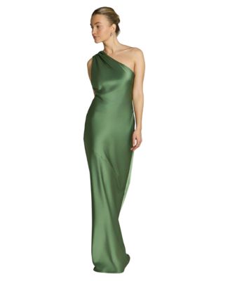 olive evening dress BABARONI Velvet Dusty Sage Bridesmaid Dresses V-neck Floor-length Flutter Sleeves with Slit Ruffle A-line, Dusty Sage / US0 up detail that allows The Most Comfortable Dress Plus Size Fashion Color:Wine