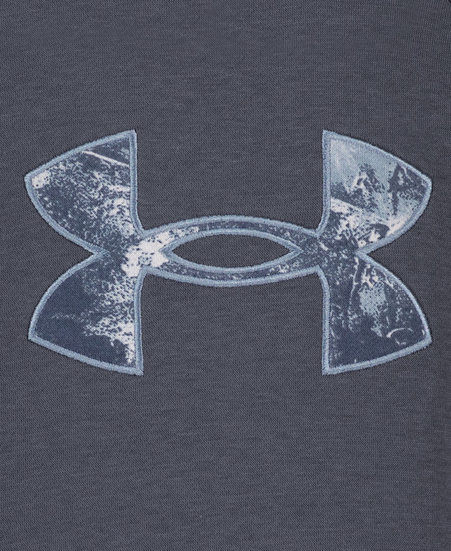 Детское флисовое худи Under Armour с логотипом, 8-20, цвет: Серый — фото 5