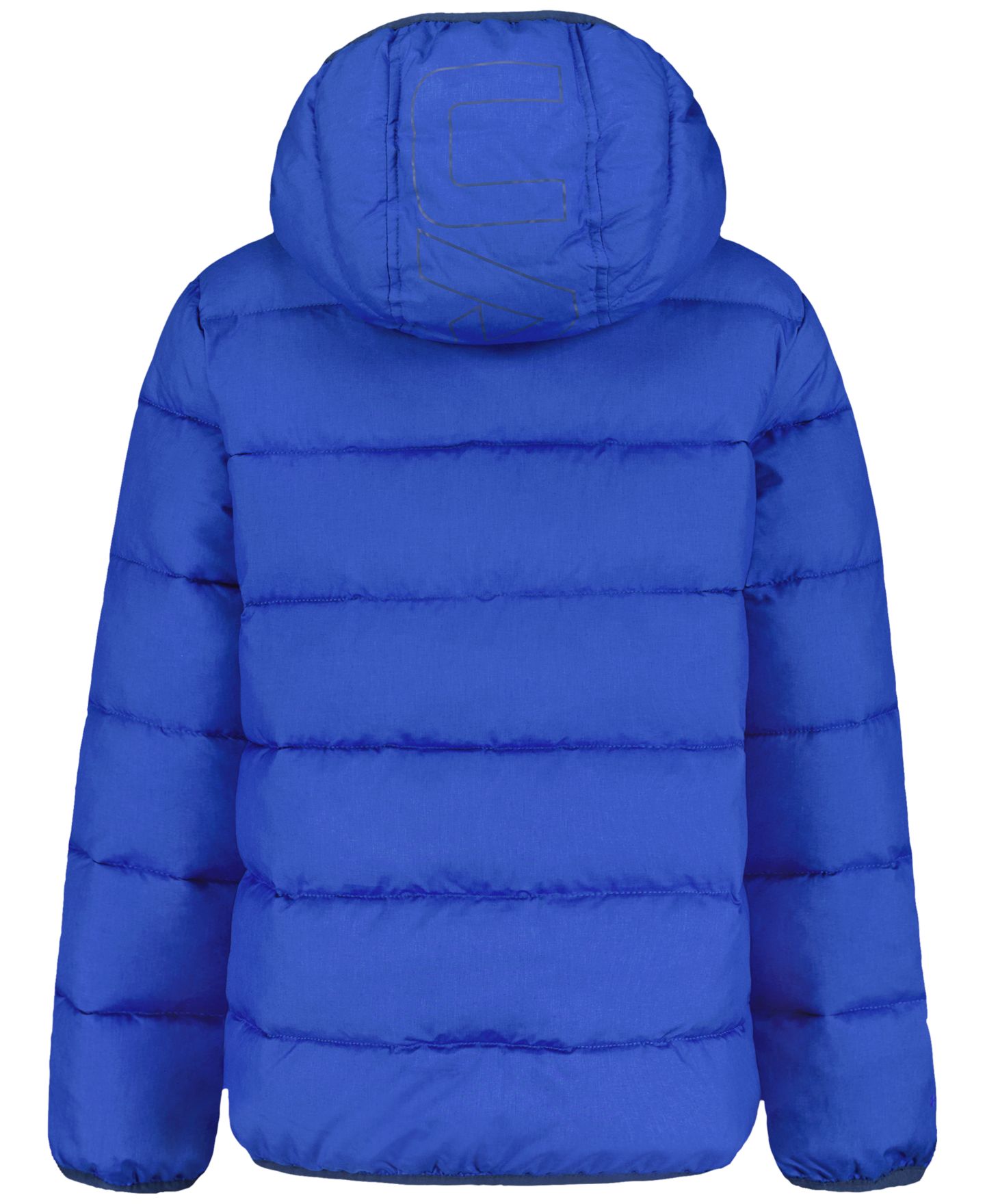 Куртка Under Armour Solid Blue Logo Full-Zip Puffer Hooded Jacket для мальчиков, цвет: Синий — фото 2