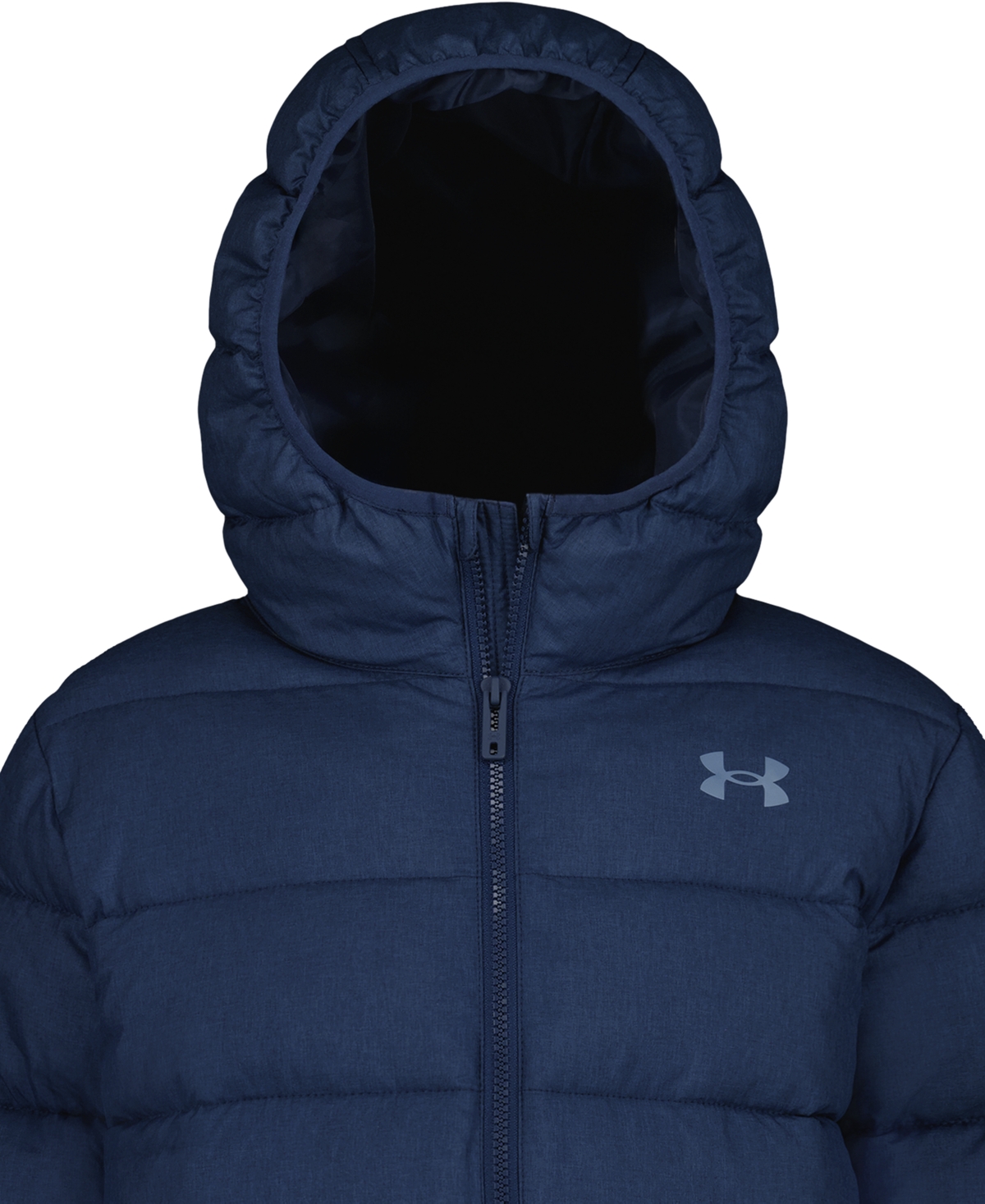 Under Armour Boys' 8-20 Solid Logo Full-Zip Puffer Hooded Jacket