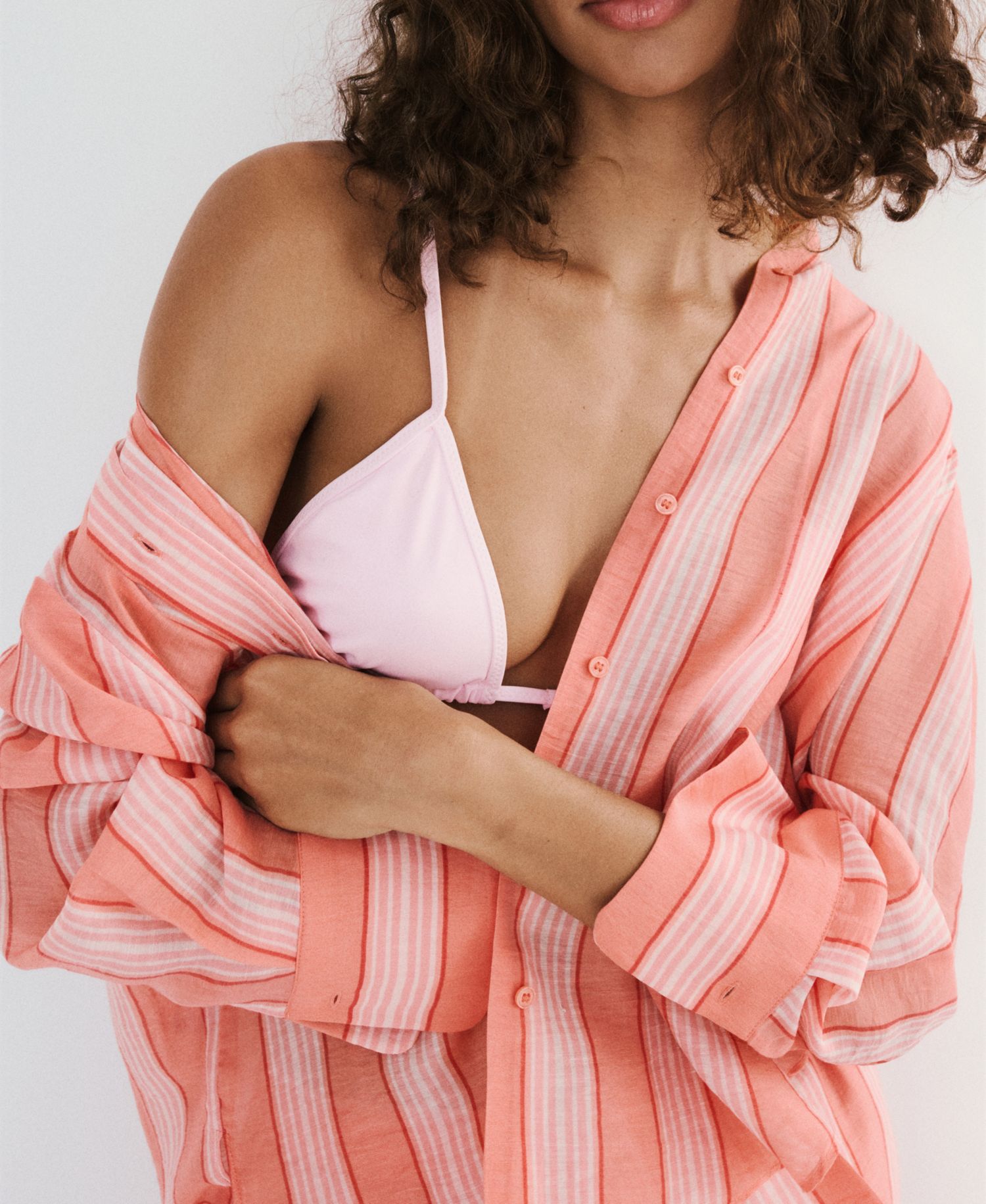 Women's Striped Linen-Lyocell-Blend Shirt