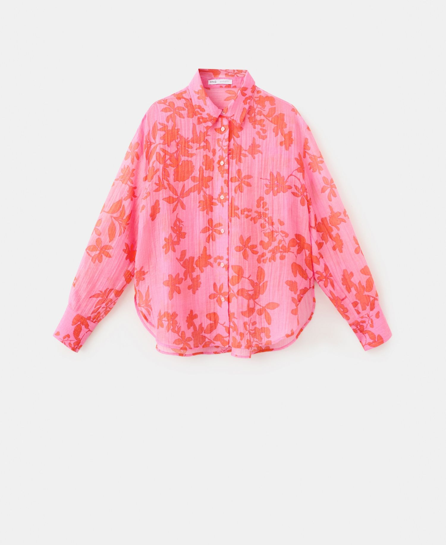 Women's Floral-Printed Lyocell Shirt