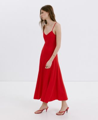 a-line dress mango Mango Sleeveless A Line Dress - Black