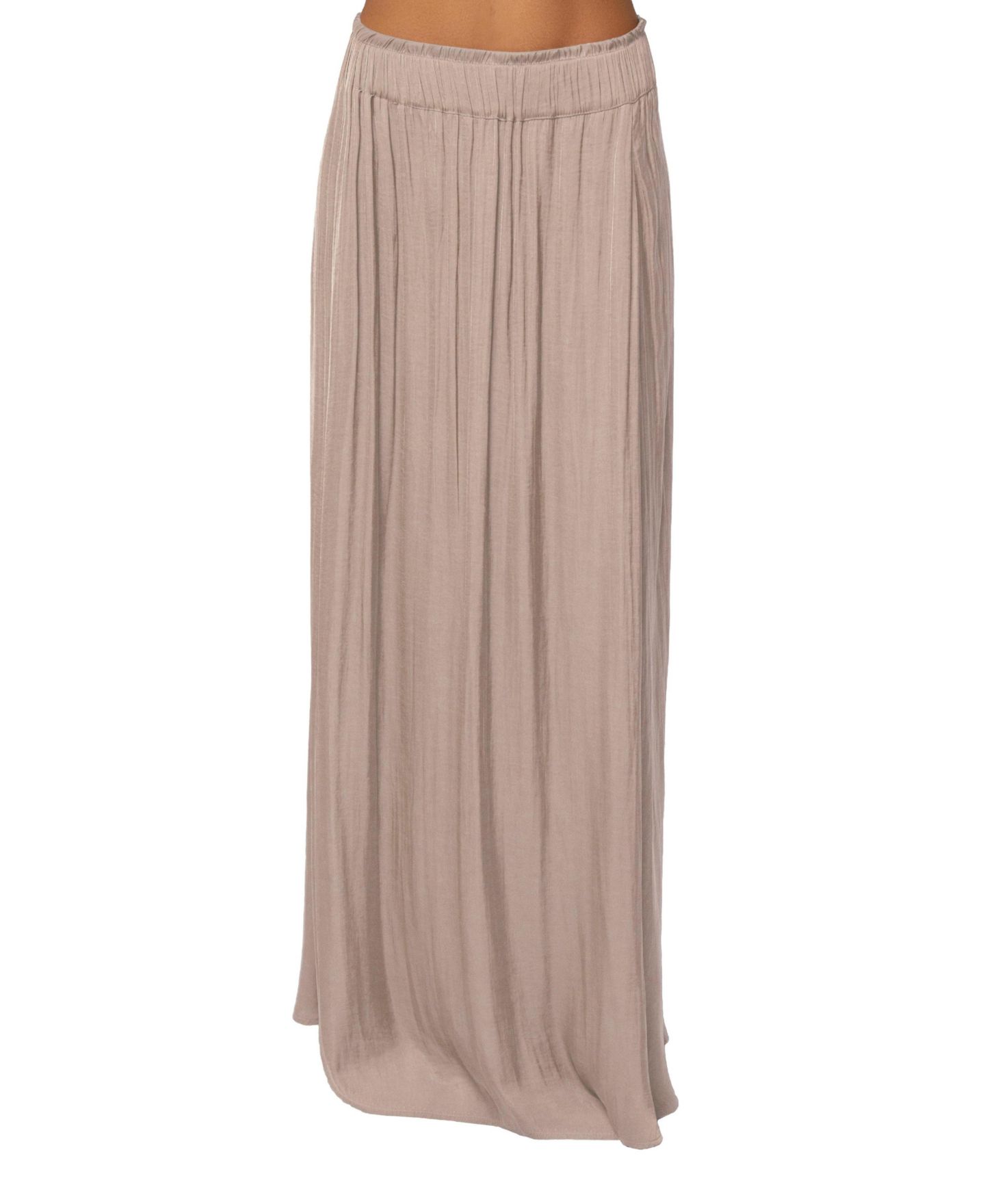 Женская юбка JLUXLABEL River Satin Maxi, цвет: Бежевый — фото 4