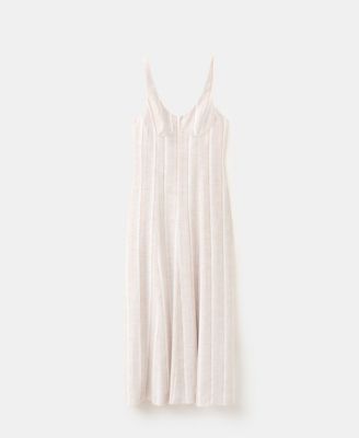 Women's Striped Linen Dress