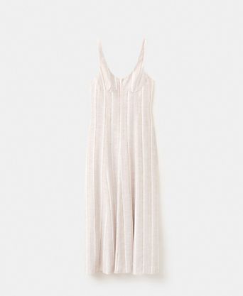 Women's Striped Linen Dress