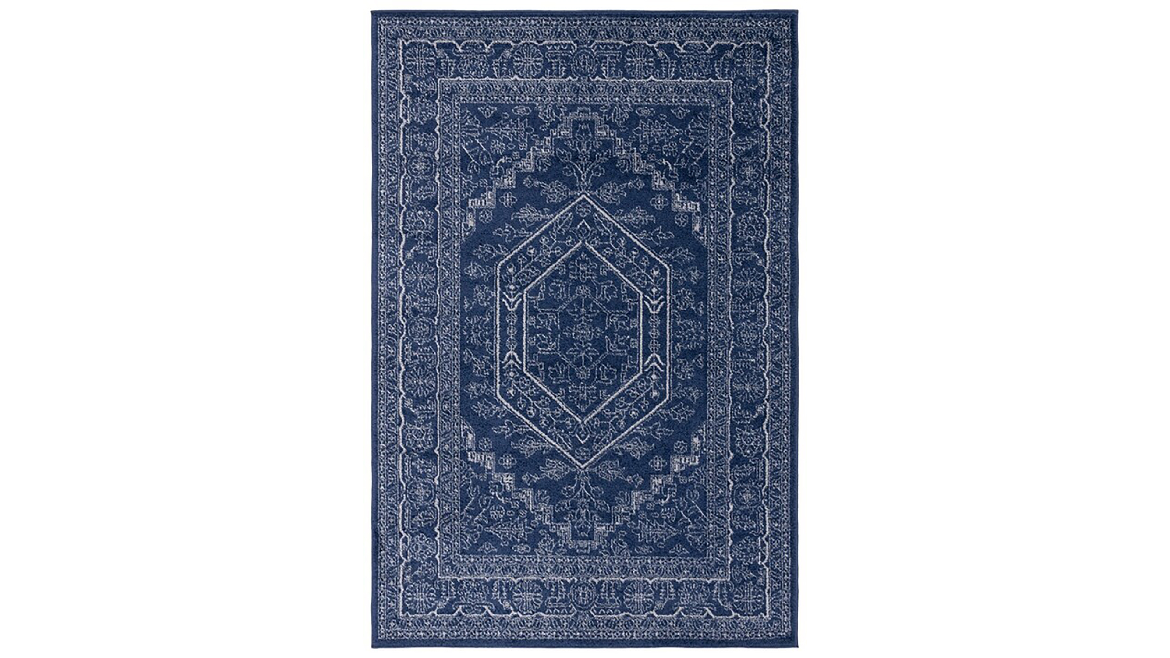 Safavieh Adirondack 108 Navy and Ivory 5'1" x 7'6" Area Rug