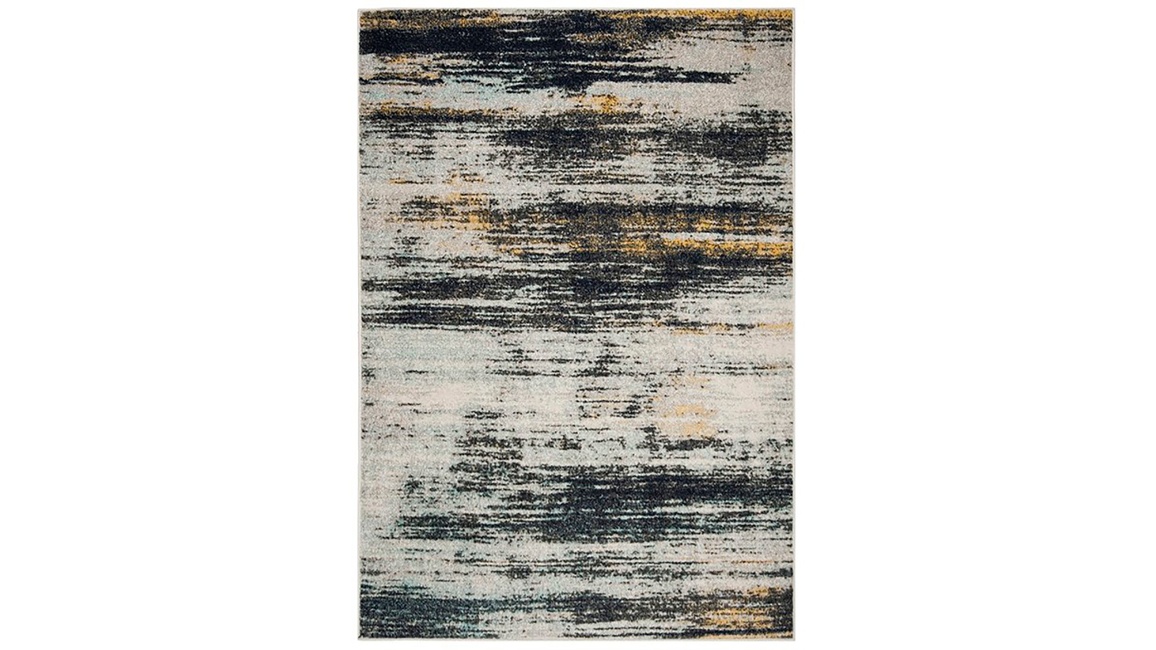 Safavieh Adirondack 201 Light Gray and Black 5'1" x 7'6" Area Rug