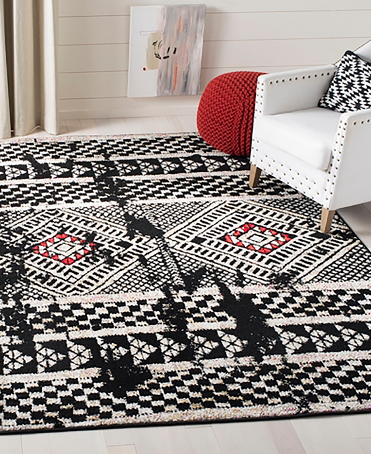 Safavieh Adirondack Light Gray and Gray 5'1" x 7'6" Area Rug