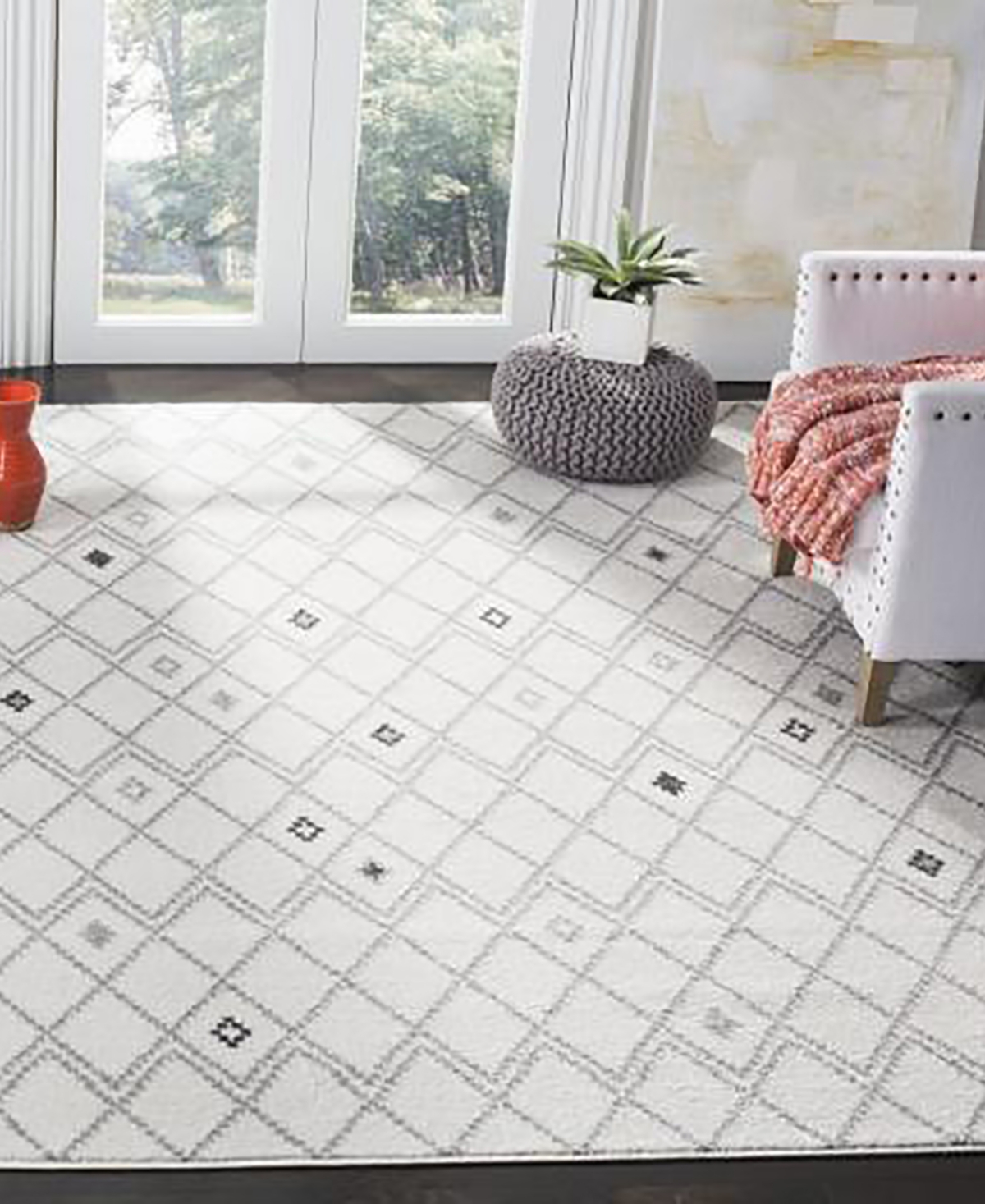 Safavieh Adirondack Ivory and 9' x 12' Area Rug