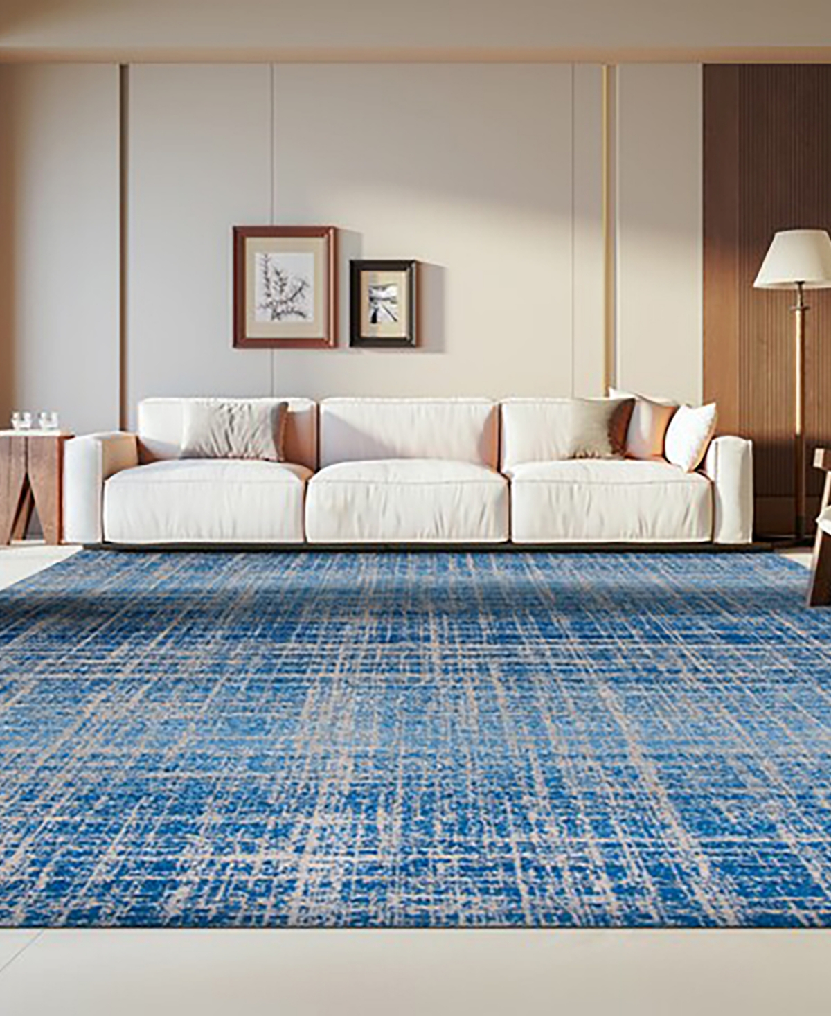 Safavieh Adirondack 116 Blue and Silver 9' x 12' Area Rug