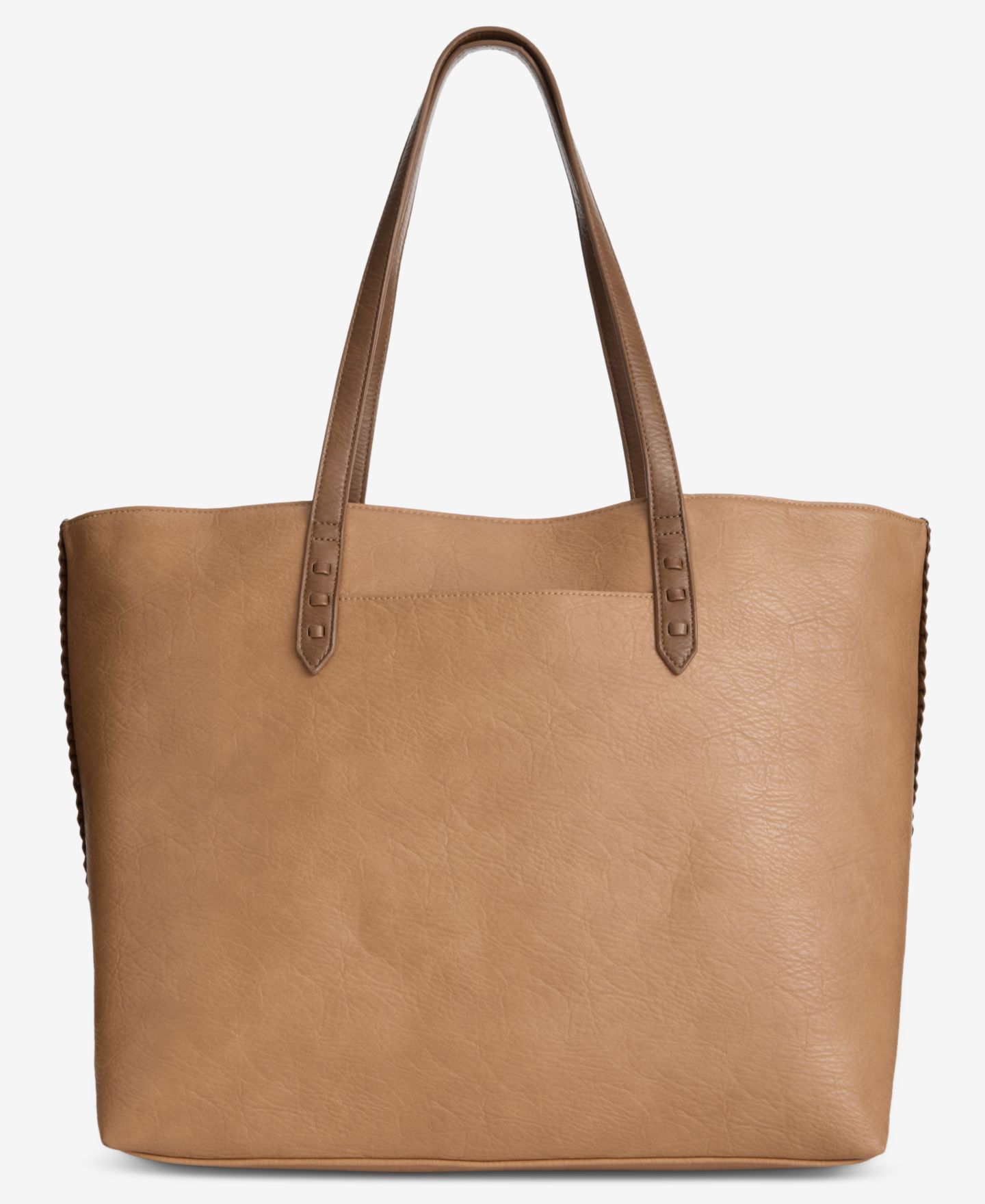 Женская сумка Style & Co Braided-Edge East West Large Tote, цвет: Коричневый — фото 7