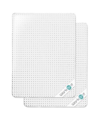 36" x 48" Office Chair Mat for Low Pile Carpet (2 Pack), Clear Heavy Duty Non-Slip Thick Desk Chair Floor Protector for Home and Office