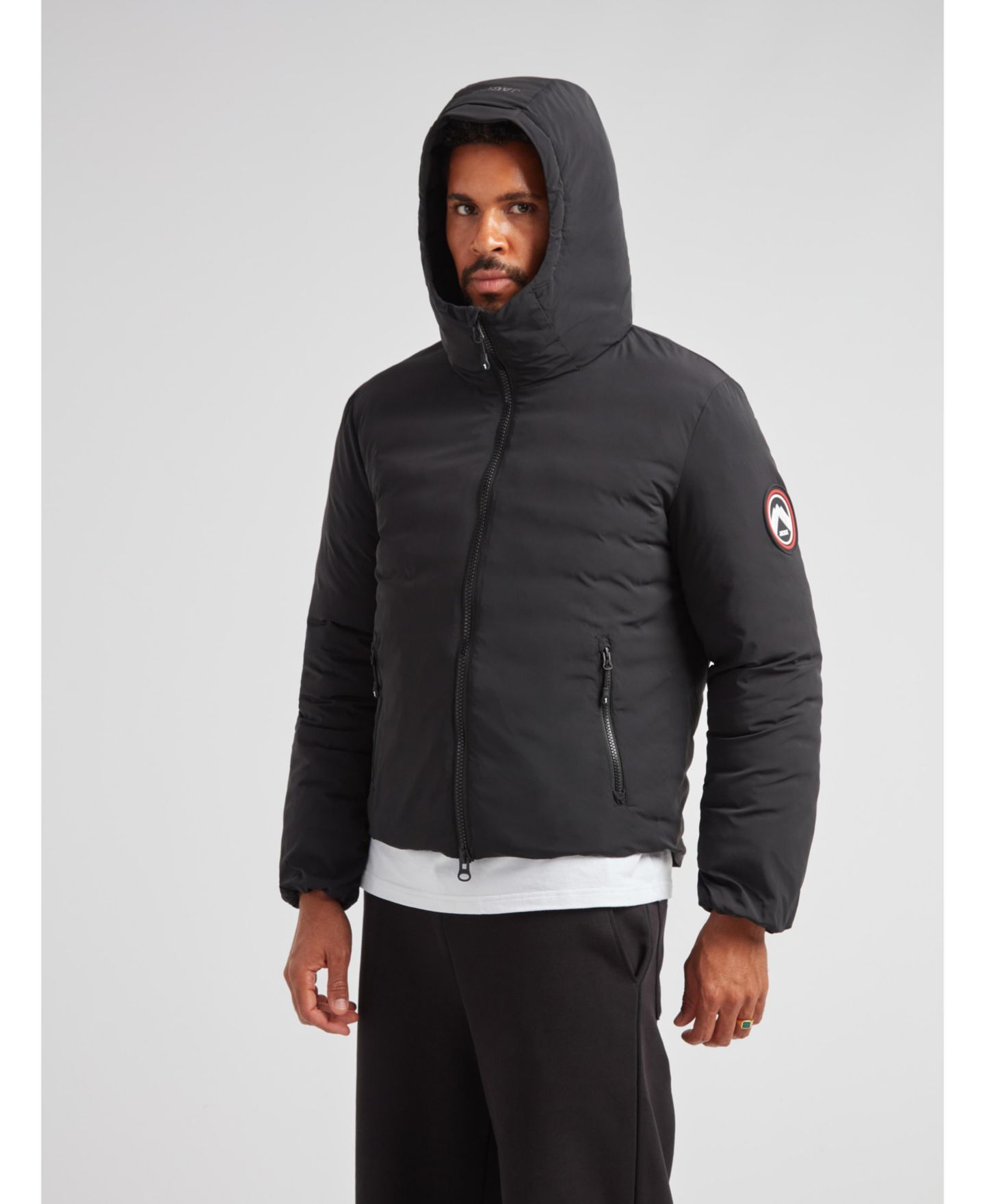 Мужская куртка JACK1T Cosmos Long Sleeve Hooded, цвет: Чёрный — фото 5