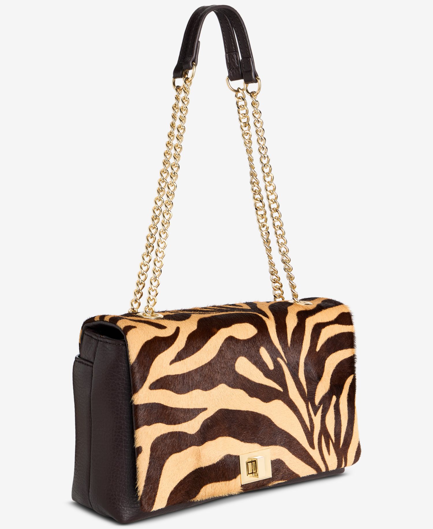 Soft Ajae Zebra-Print Shoulder Bag