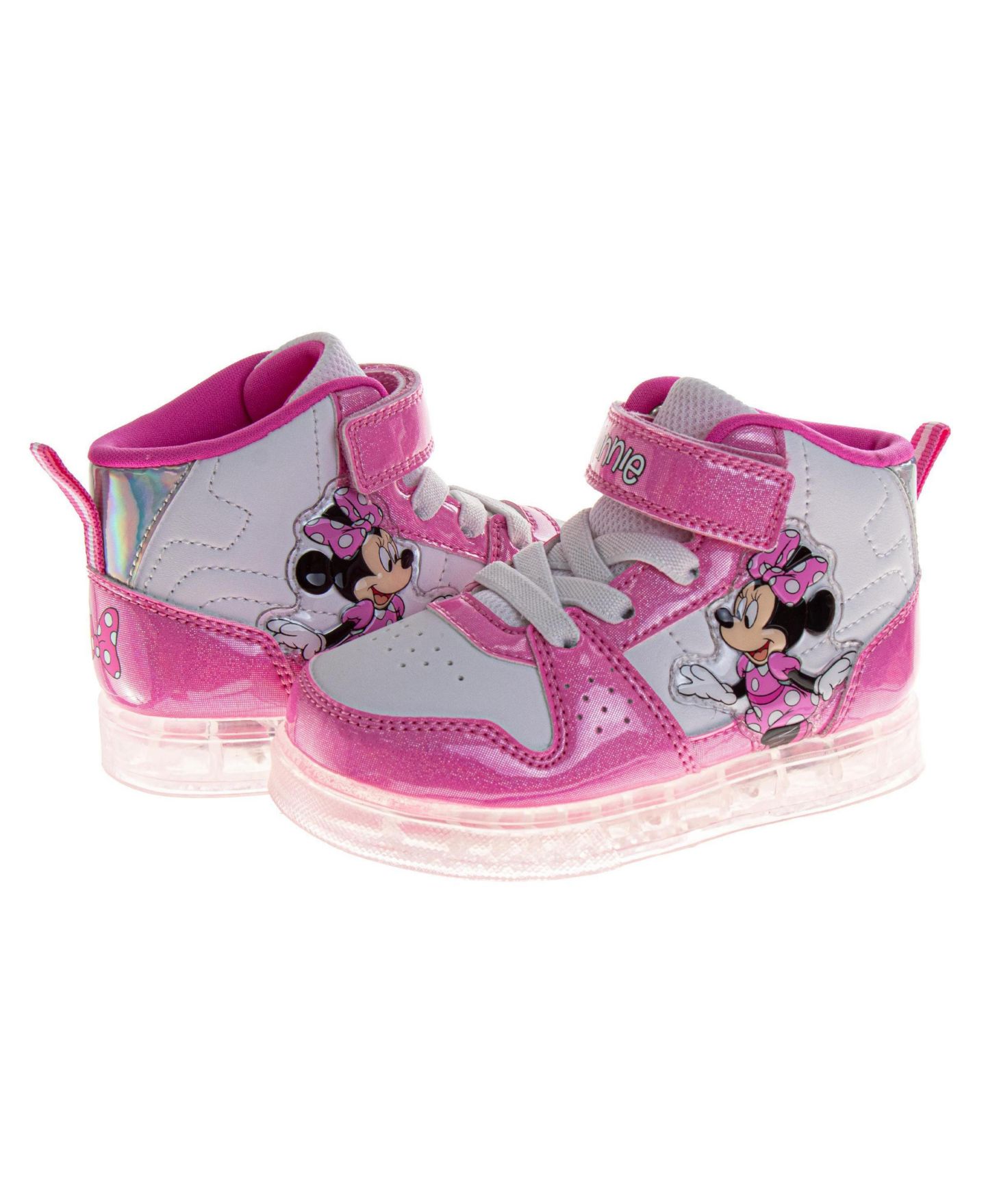 Детские кроссовки Disney Comfortable Casuals, цвет: Розовый белый — фото 5