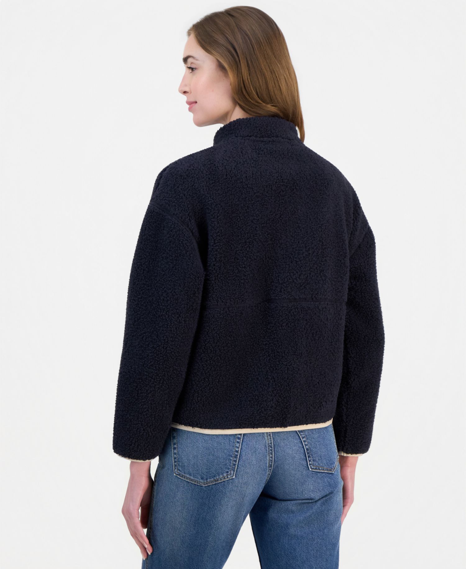 Women's Full-Zip Sherpa Fleece Jacket
