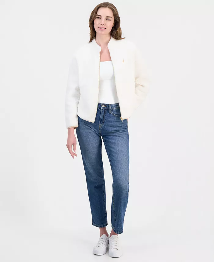 Women's Full-Zip Sherpa Fleece Jacket - thumbnail 2