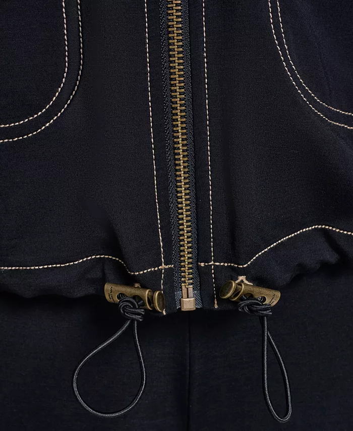 Women's Jersey Bomber Jacket - thumbnail 7