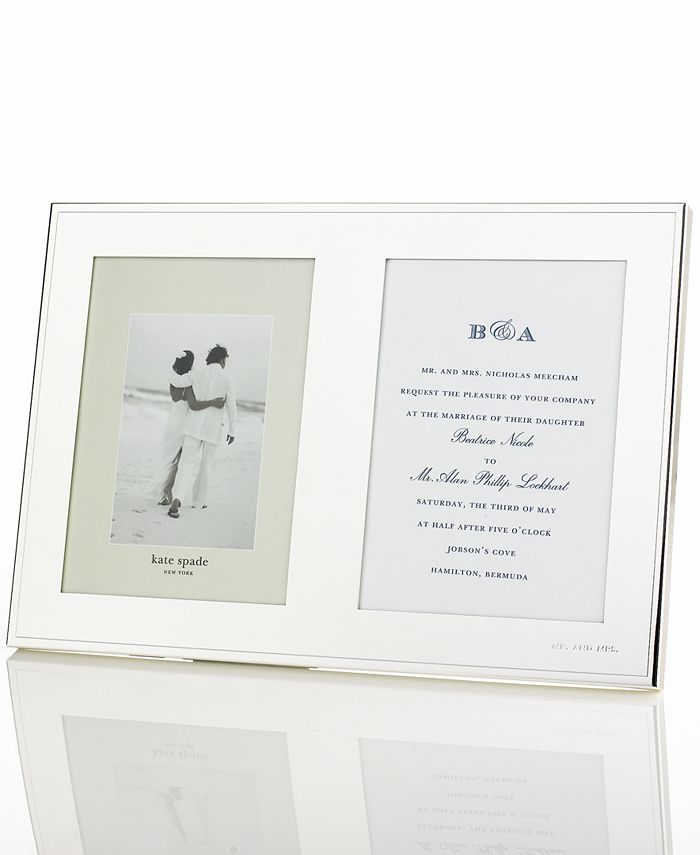 Kate Spade - "Darling Point" Double Invitation Frame