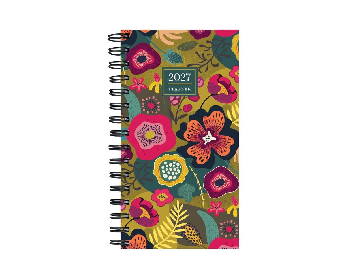 Tf Publishing Paper Goods 2027 Funk and Floral Small Weekly Monthly Planner