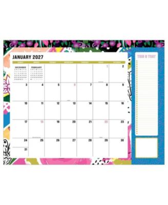 2027 Maximal Mirage Large Desk Pad Monthly Blotter Calendar