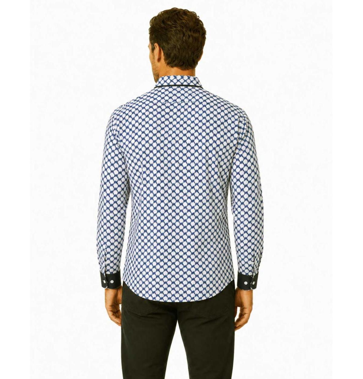 Elie Balleh Men's Slim Fit Stylish Button-Down Shirt