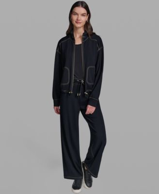 Women's Jersey Bomber Jacket and Pull-On Jersey Pants