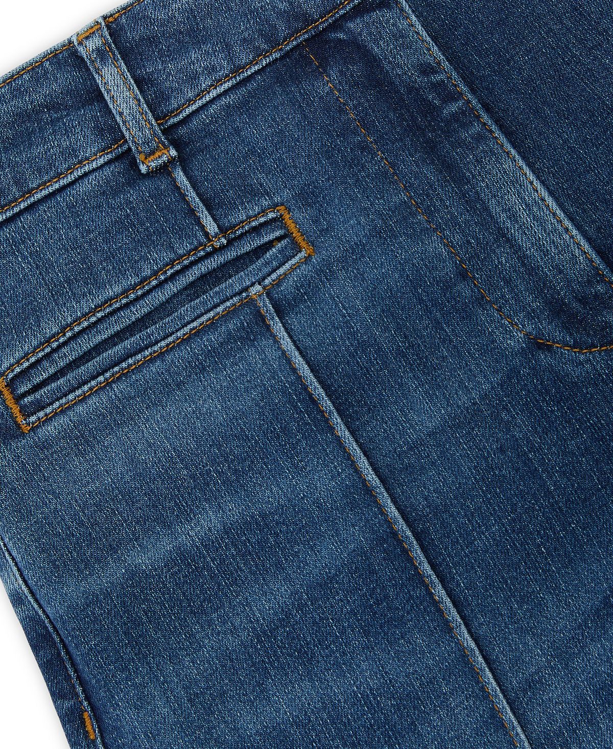 REISS Women's Pintuck-Detail Flared Jeans view 4 — MAYCSS fashion products