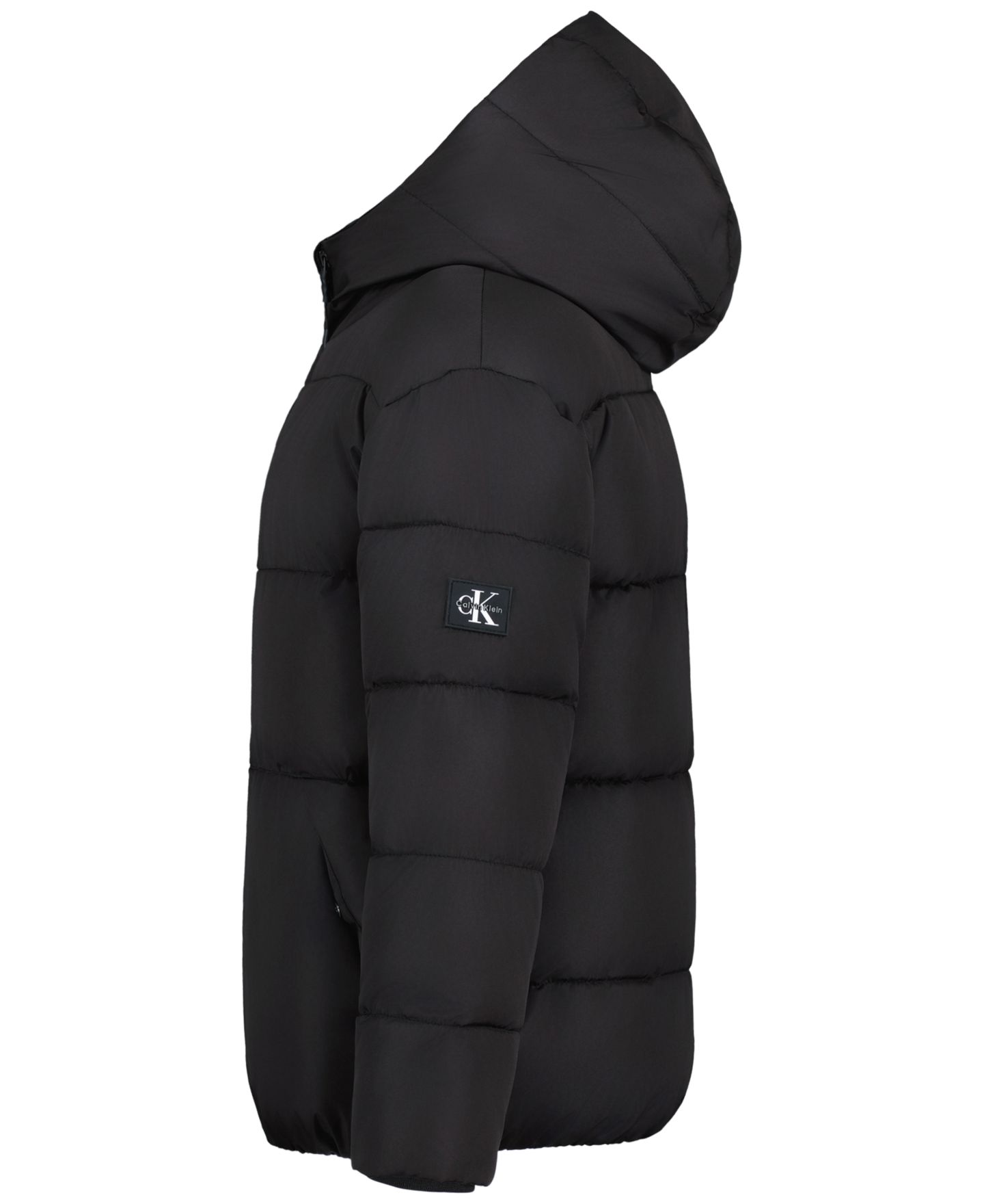 Куртка Calvin Klein Relaxed-Fit Long-Sleeve Puffer для мальчиков, цвет: Чёрный — фото 4